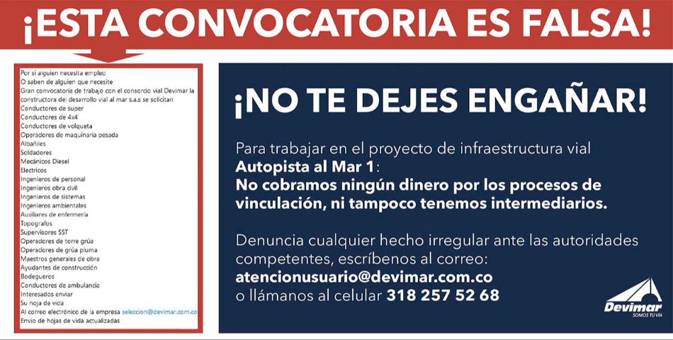 Carro Taller  Desarrollo Vial al Mar S.A.S. - Devimar